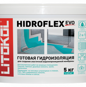 Гидроизоляционный состав Litokol Hidroflex 5кг, готовый