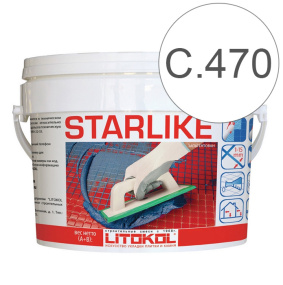 Затирка эпоксидная Litokol Starlike (RG;R2T) 2,5кг, С.470 Абсолютно Белый