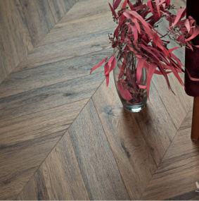 Vinilam LVT Parquet Chevron I107516 Шеврон Лувр