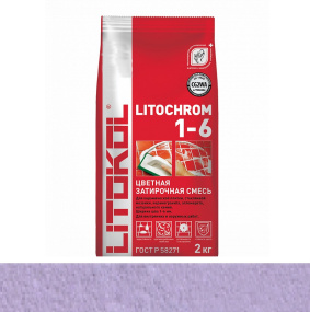 Затирка цементная Litokol Litochrom 1-6 (CG2WA) 2кг, С.650 Аметист