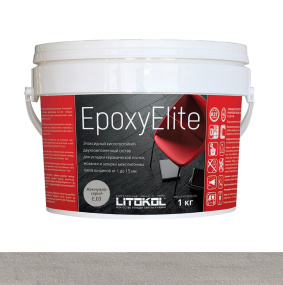 Затирка эпоксидная Litokol Epoxy Elite (RG;R2T) 1кг, E.03 Жемчужно-серый 