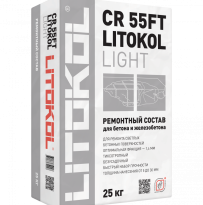 Ремонтный состав Litokol CR 55FT Light светлый 25кг, для бетона и железобетона