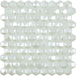 Vidrepur Hexagon Diamond № 350D 31,7x31,7 (чип 35x35 мм) мозаика стеклянная
