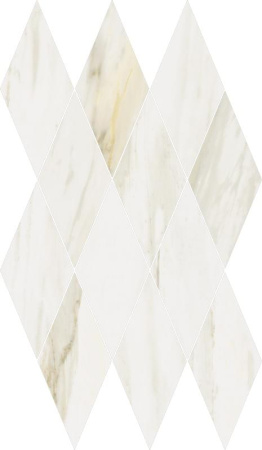 Italon Stellaris Carrara Ivory Mosaico Diamond 28x48 Мозаика