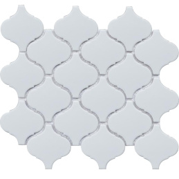 Starmosaic Shapes Latern White Matt 24,6x28 (чип 74x78 мм) мозаика керамическая