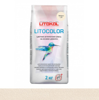 Затирка цементная Litokol Litocolor (CG1) 2кг, L.20 Жасмин