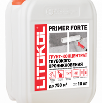 Грунт-концентрат Litokol Primer Forte 10кг, универсальный