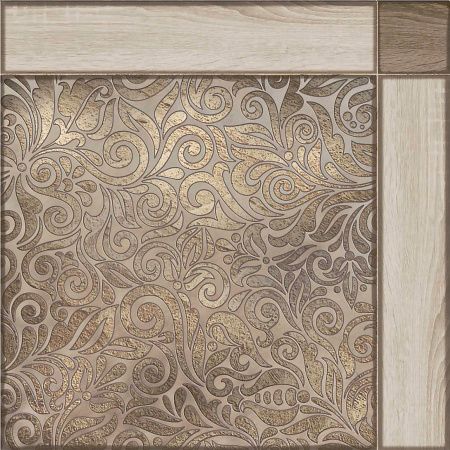 Alma Riko 42х42,5 TFU03RIK407 Плитка напольная серая/бронзовая