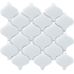Starmosaic Shapes Latern White Glossy 24,6x28 (чип 74x78 мм) мозаика керамическая