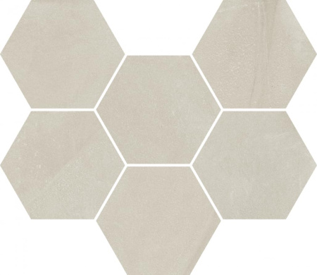 Italon Continuum Pure Mosaico Hexagon 25x29 Мозаика