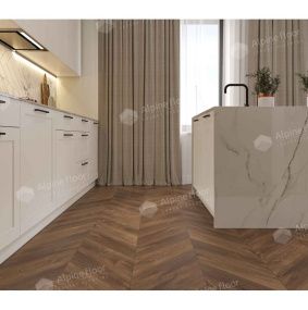 Alpine Floor SPC Chevron Alpine ЕСО 18-13 Дуб Коричневый