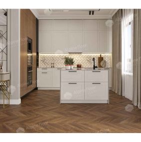 Alpine Floor SPC Chevron Alpine ЕСО 18-13 Дуб Коричневый