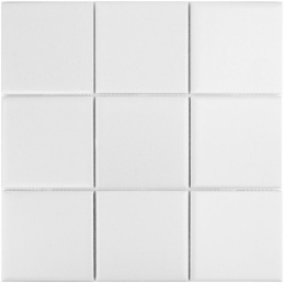 Starmosaic Brick & Metro White Matt 30x30 (чип 97x97 мм) мозаика керамогранитная