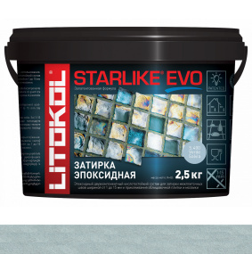 Затирка эпоксидная Litokol Starlike Evo (RG;R2T) 2,5кг, S.400 Verde Salvia