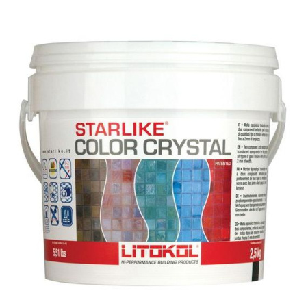Затирка эпоксидная Litokol Starlike Color Crystal 2,5кг, C.355 Rosa Kyoto