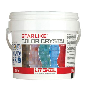 Затирка эпоксидная Litokol Starlike Color Crystal 2,5кг, C.351 Rosso Pompei