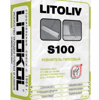 Ровнитель гипсовый Litokol Litoliv S100 20кг, для теплых полов