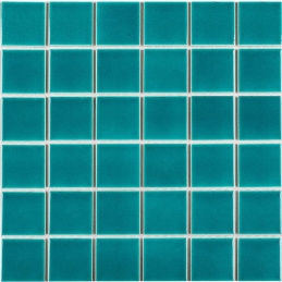 Starmosaic Homework Crackle Green Glossy 30,6x30,6 (чип 48x48 мм) мозаика керамическая