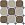 Top Cer Octagon 4401+29 OCT11-A Beige/Coffe Brown/Blue Cobalt Керамогранит (лист 30x30)