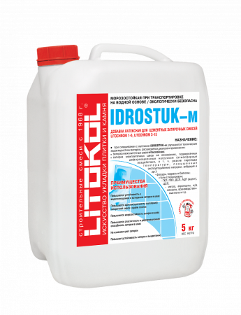 Добавка латексная Litokol Idrostuk-м 5кг, для цементной затирки