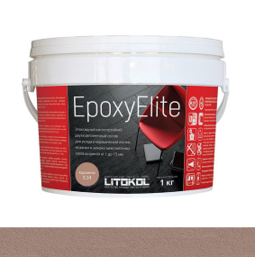 Затирка эпоксидная Litokol Epoxy Elite (RG;R2T) 1кг, E.14 Карамель 