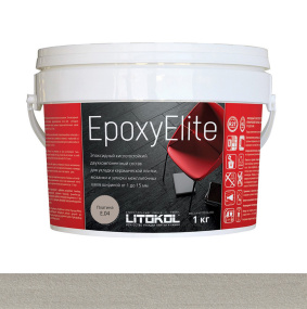 Затирка эпоксидная Litokol Epoxy Elite (RG;R2T) 1кг, E.04 Платиновый