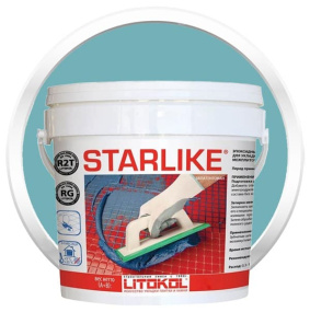 Затирка эпоксидная Litokol Starlike (RG;R2T) 2,5кг, С.400 Бирюзовый