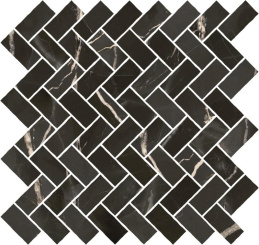 Italon Stellaris Absolut Black Mosaico Cross 29,7x31,5 Мозаика