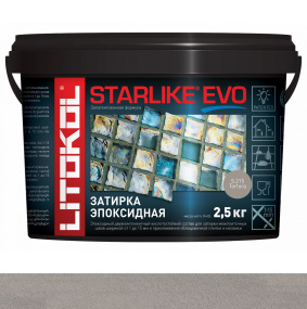 Затирка эпоксидная Litokol Starlike Evo (RG;R2T) 2,5кг, S.215 Tortora