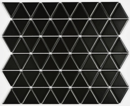 Bonaparte Reno Black matt 25,2x29,1x6 (чип 39x45 мм) Керамогранитная мозаика