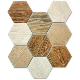 Bonaparte Wood Comb 29,5x25,6x6 (чип 95x110 мм) Керамогранитная мозаика