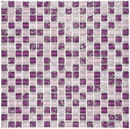 Bonaparte Strike Lila 30x30x8 (чип 15x15 мм) Мозаика стеклянная