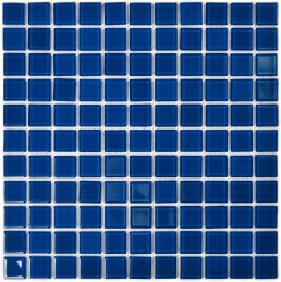 Bonaparte Deep Blu 30x30x4 (чип 25x25 мм) Мозаика стеклянная