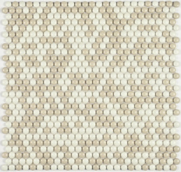 Bonaparte Pixel Cream 32,5x31,8x6 (чип d=12 мм) Мозаика стеклянная