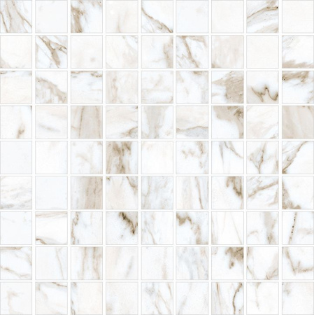 Kerranova Marble Trend Calacattа Cold K-1001/MR/m01 30x30x10 Мозаика
