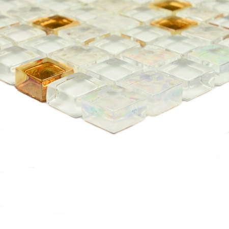 Bonaparte Classik Day 30x30x8 (чип 15x15 мм) Мозаика стеклянная, фольгированная