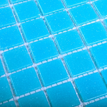 Bonaparte Simple Blue 32,7x32,7x4 (чип 20x20 мм) Мозаика стеклянная на бумаге