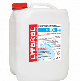 Добавка латексная Litokol Idrokol X20-м 20кг, для увеличения адгезии