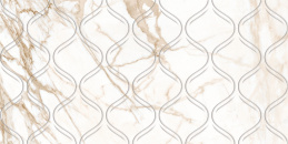 Kerranova Marble Trend Calacattа K-1001/MR/d01 30x60x10 Декор