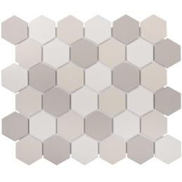 Starmosaic Non-Slip Hexagon Small Lb Mix Antislip 32,5x28,2 (чип 51x59 мм) мозаика керамическая
