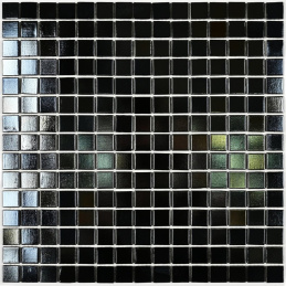Bonaparte Black Light 32,7x32,7x4 (чип 20x20 мм) Мозаика стеклянная