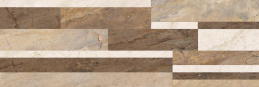 Laparet Royal (под мозаику, коричневый) 20x60x9 Плитка настенная