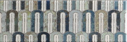 Mainzu Bellagio Arco Blu 10x30 Плитка настенная
