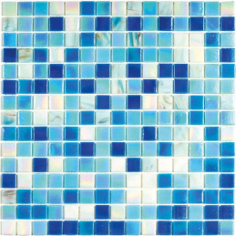 Bonaparte Ocean 32,7x32,7x4 (чип 20x20 мм) Мозаика стеклянная, с авантюрином