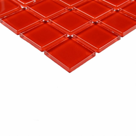 Bonaparte Red Glass 30x30x4 (чип 25x25 мм) Мозаика стеклянная