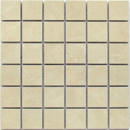 Bonaparte Levin Marfil 30x30x10 (чип 48x48 мм) Керамогранитная мозаика
