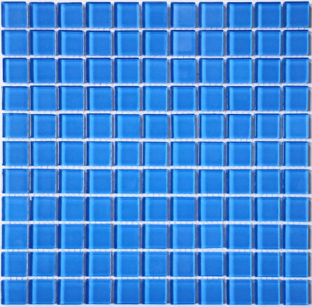 Bonaparte Royal Blue 30x30x4 (чип 25x25 мм) Мозаика стеклянная