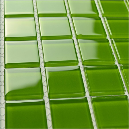 Bonaparte Green Glass 30x30x4 (чип 25x25 мм) Мозаика стеклянная